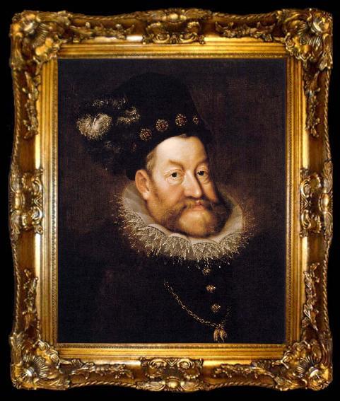 framed  AACHEN, Hans von Portrait of Emperor Rudolf II, ta009-2